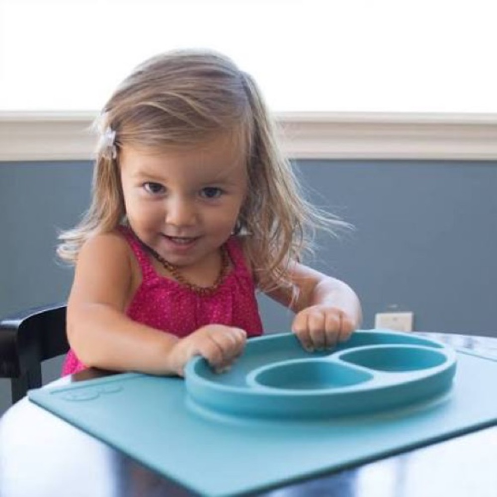 Kids Silicone Feeding Plate EZ PZ